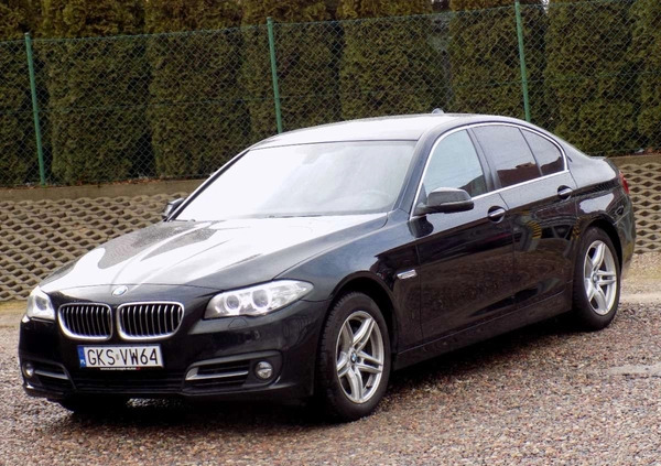 BMW Seria 5 cena 62999 przebieg: 195000, rok produkcji 2014 z Zakliczyn małe 379